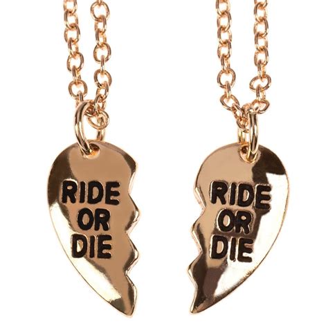 Ride Or Die Friendship Necklace